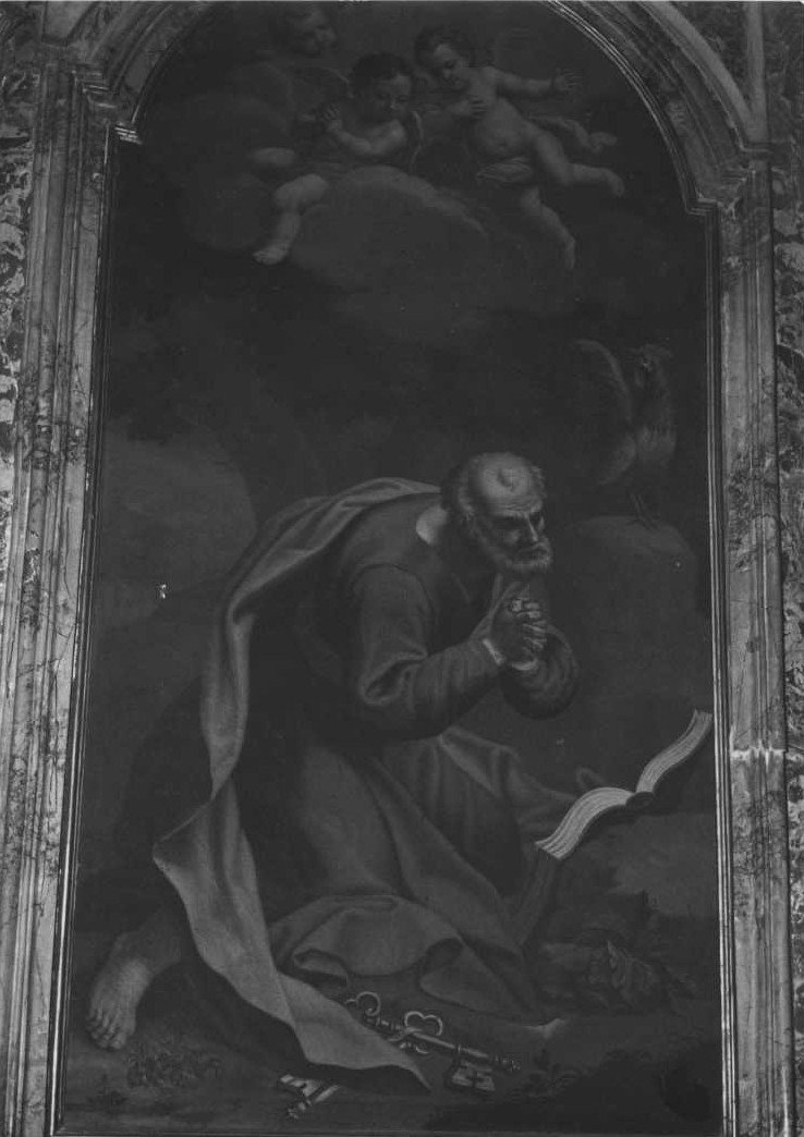 pentimento di San Pietro (dipinto) - ambito marchigiano (sec. XVIII)