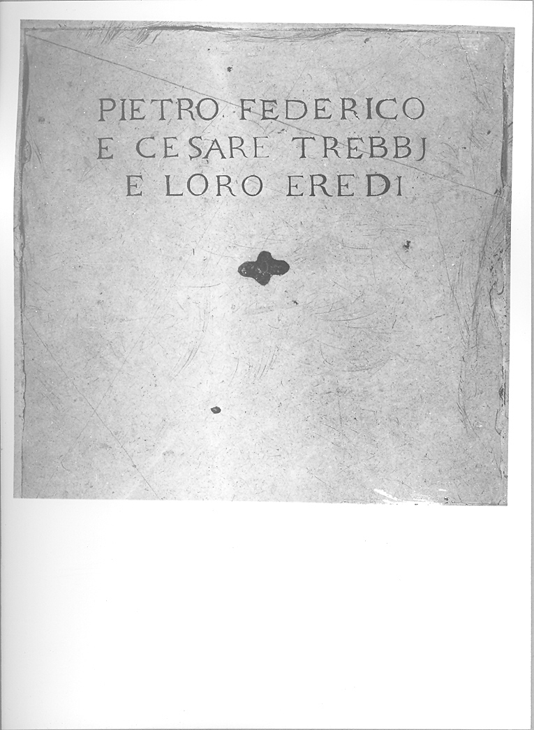 lastra tombale - bottega marchigiana (sec. XIX)