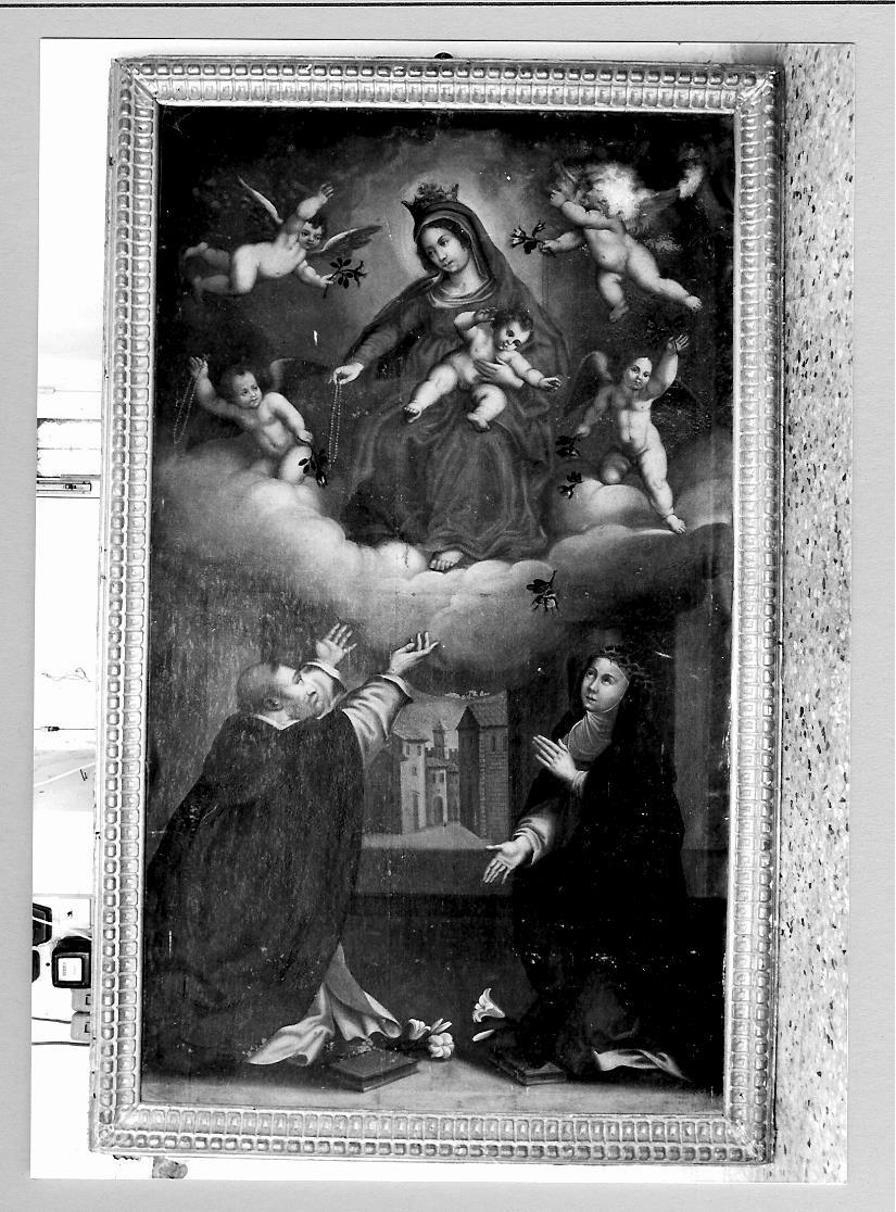 Madonna del Rosario (dipinto) - ambito marchigiano (sec. XIX)