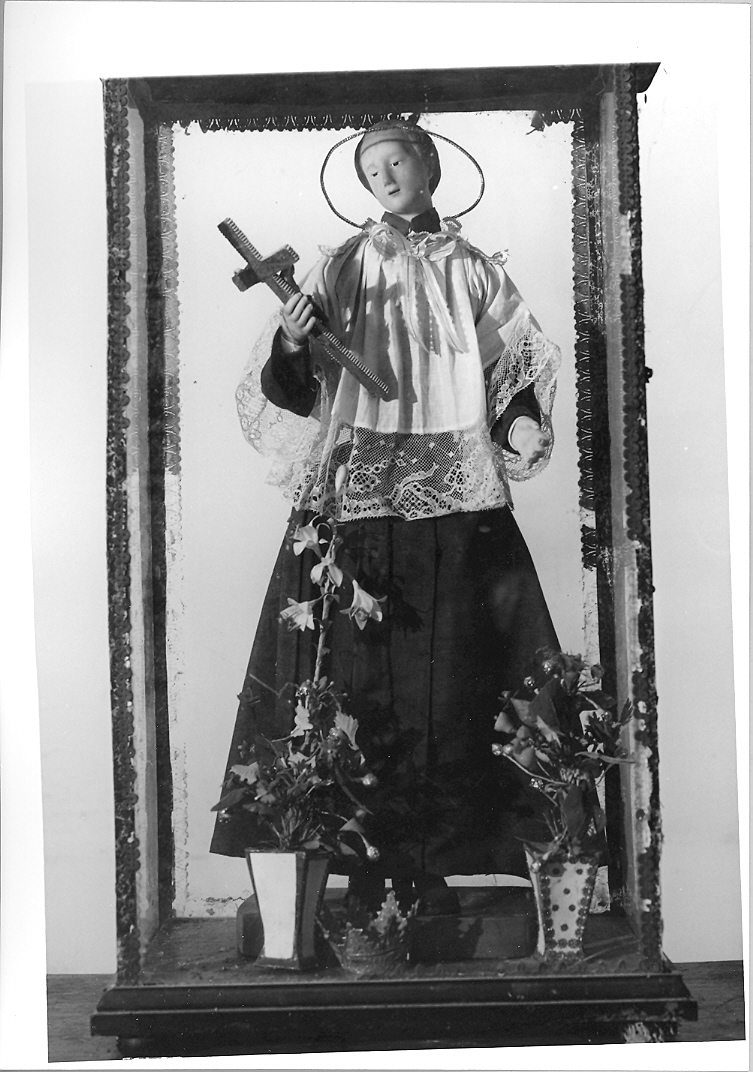 San Luigi Gonzaga (statuetta) - bottega marchigiana (prima metà sec. XX)