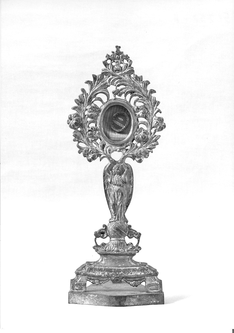 reliquiario - a ostensorio - bottega marchigiana (sec. XIX)