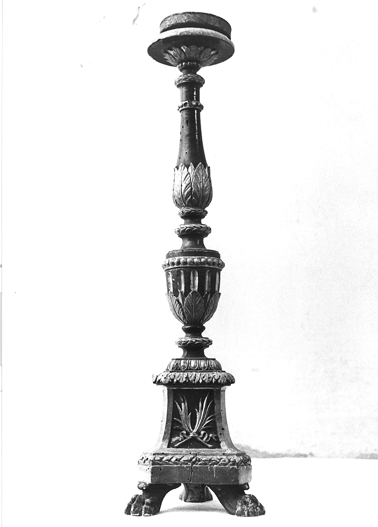 candeliere, serie - bottega marchigiana (sec. XIX)