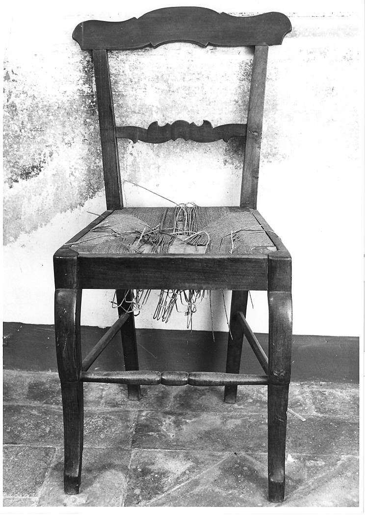 sedia - bottega marchigiana (prima metà sec. XX)