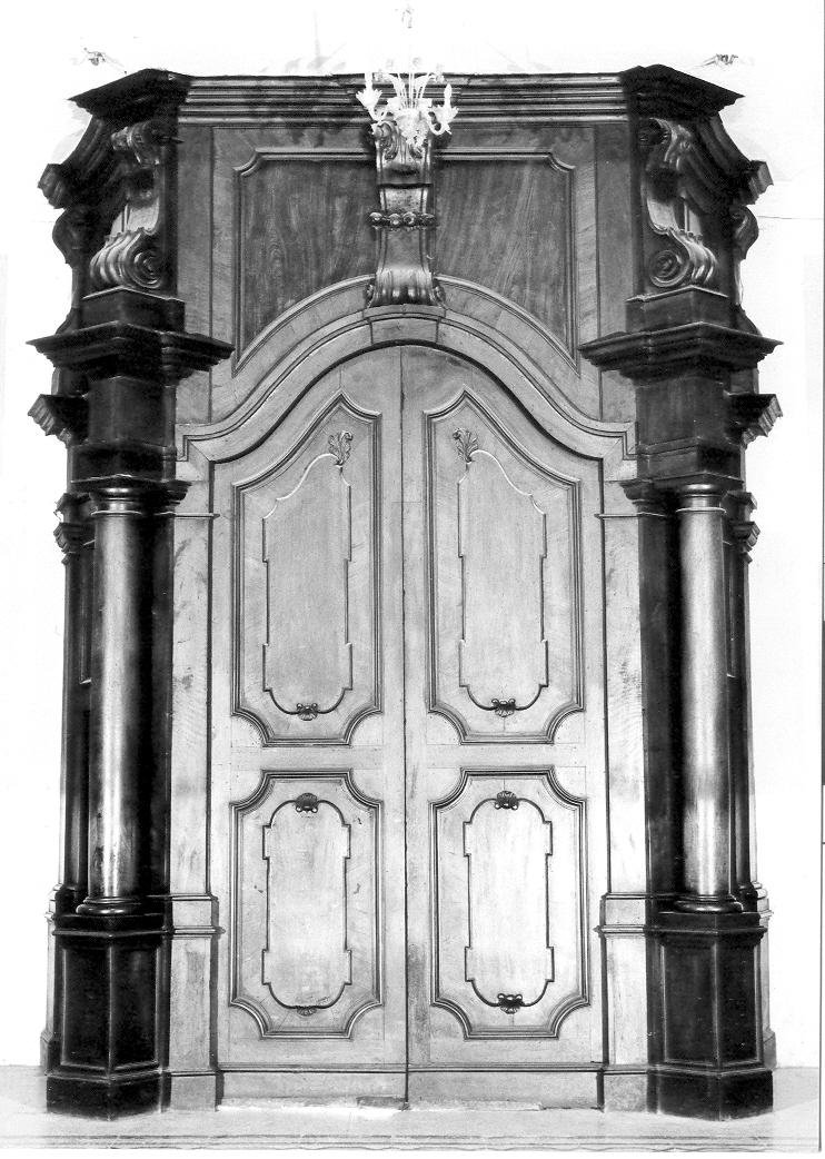 bussola d'ingresso - bottega italiana (sec. XVIII)