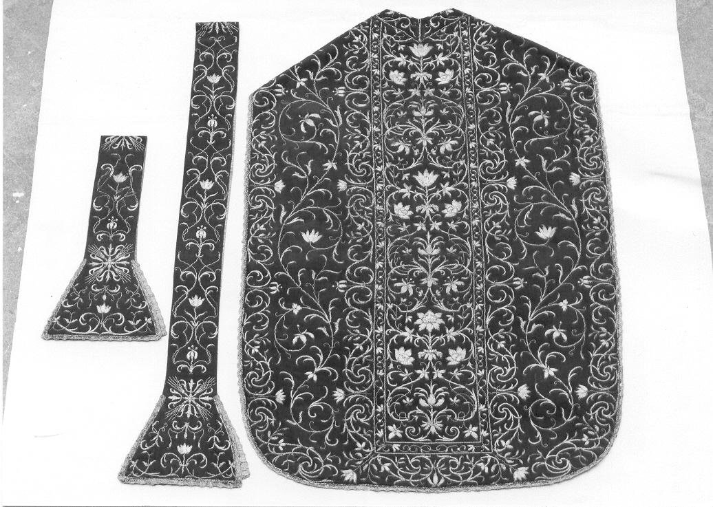 paramento liturgico, insieme - manifattura italiana (sec. XIX)