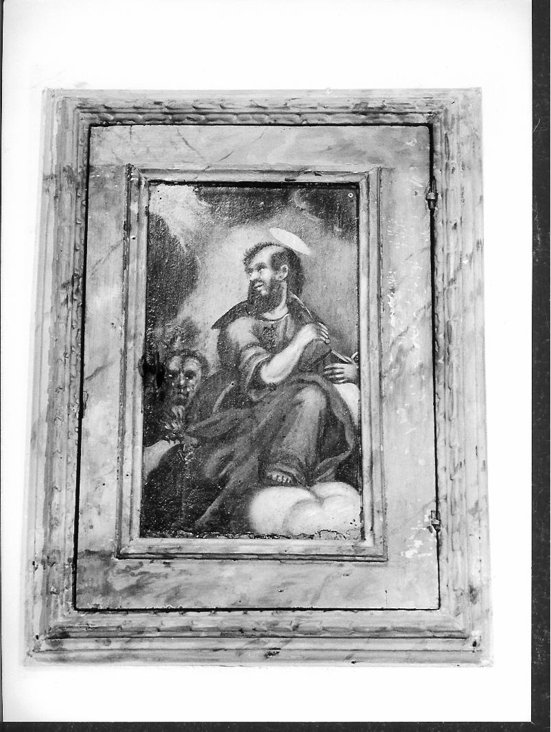 San Marco (anta di armadietto per oli santi) - bottega marchigiana (fine/inizio secc. XVIII/ XIX)