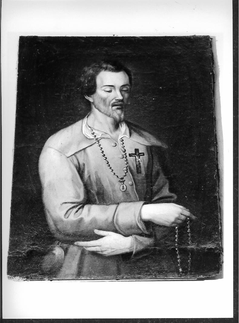 San Benedetto Labre (dipinto) di Agostinelli V (sec. XIX)