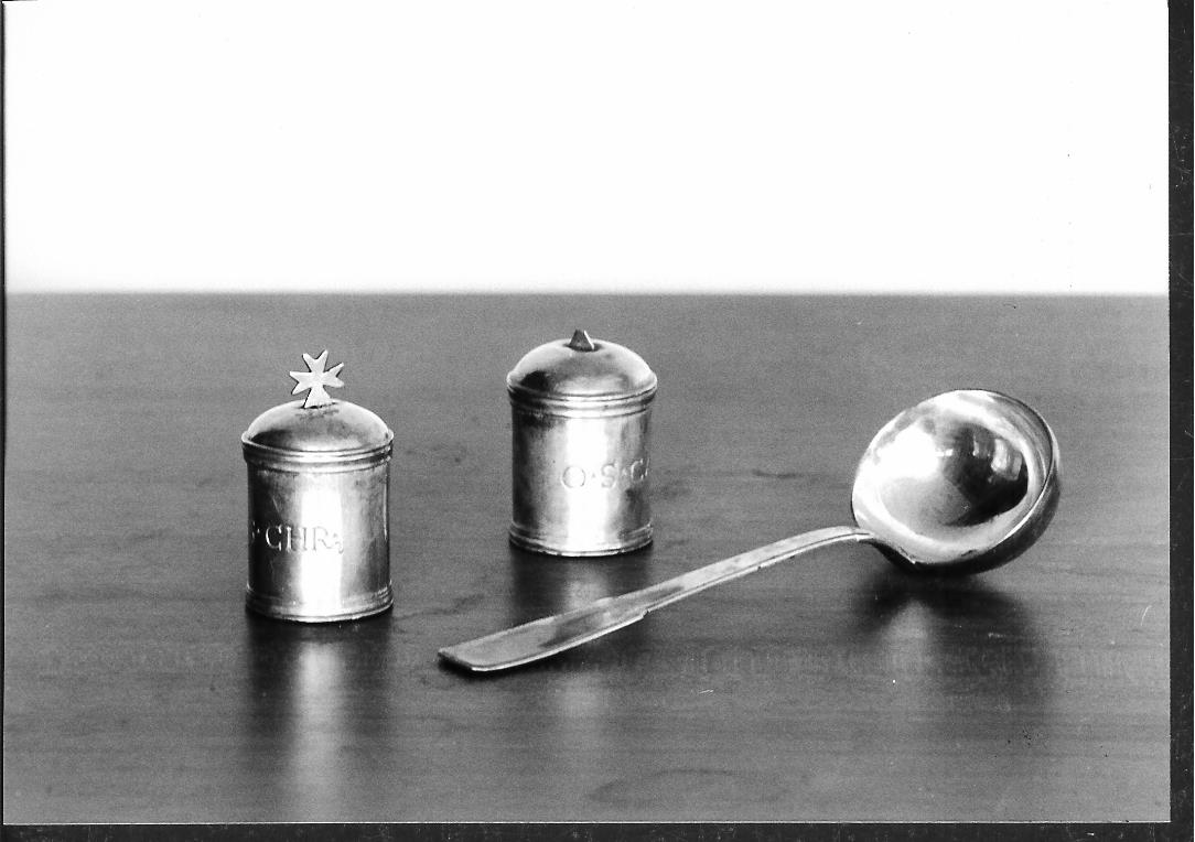 cucchiaio battesimale - bottega italiana (fine/inizio secc. XVIII/ XIX)