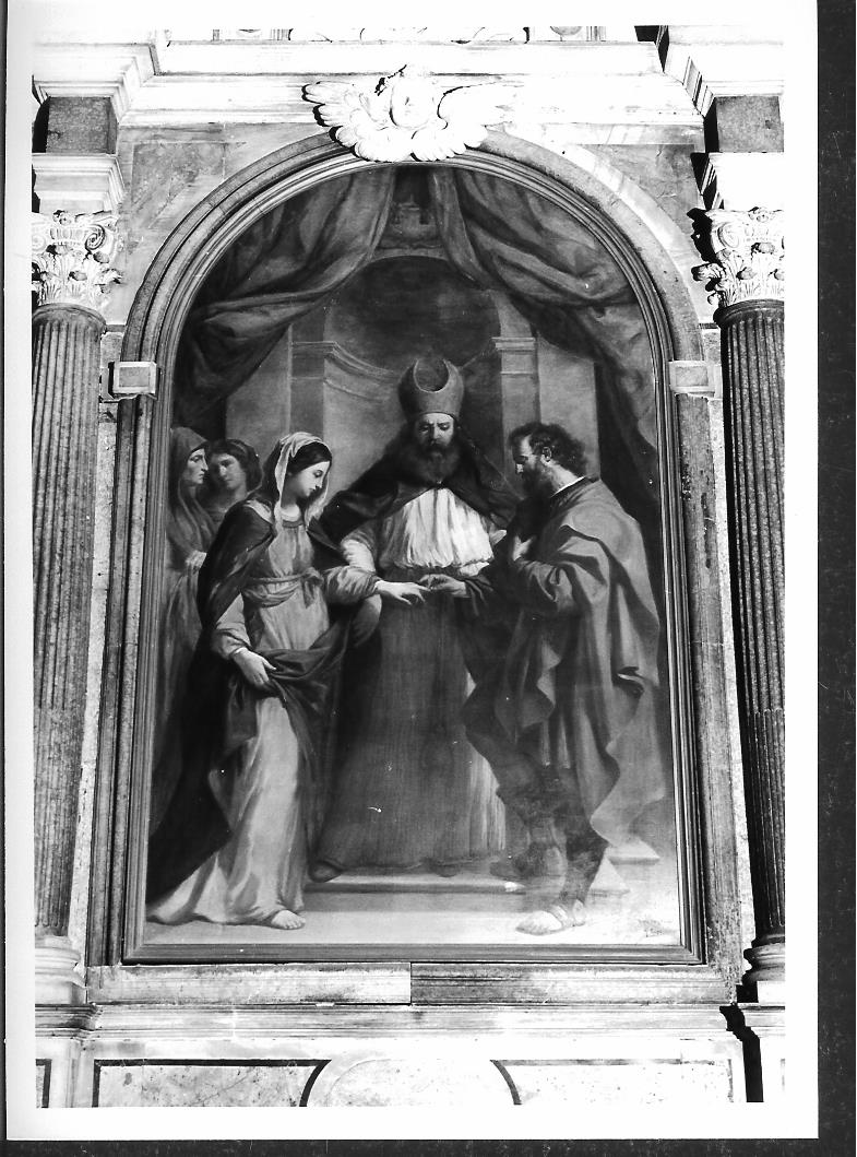 Sposalizio di Maria Vergine (dipinto) di Pierpaoli (fine sec. XVIII)