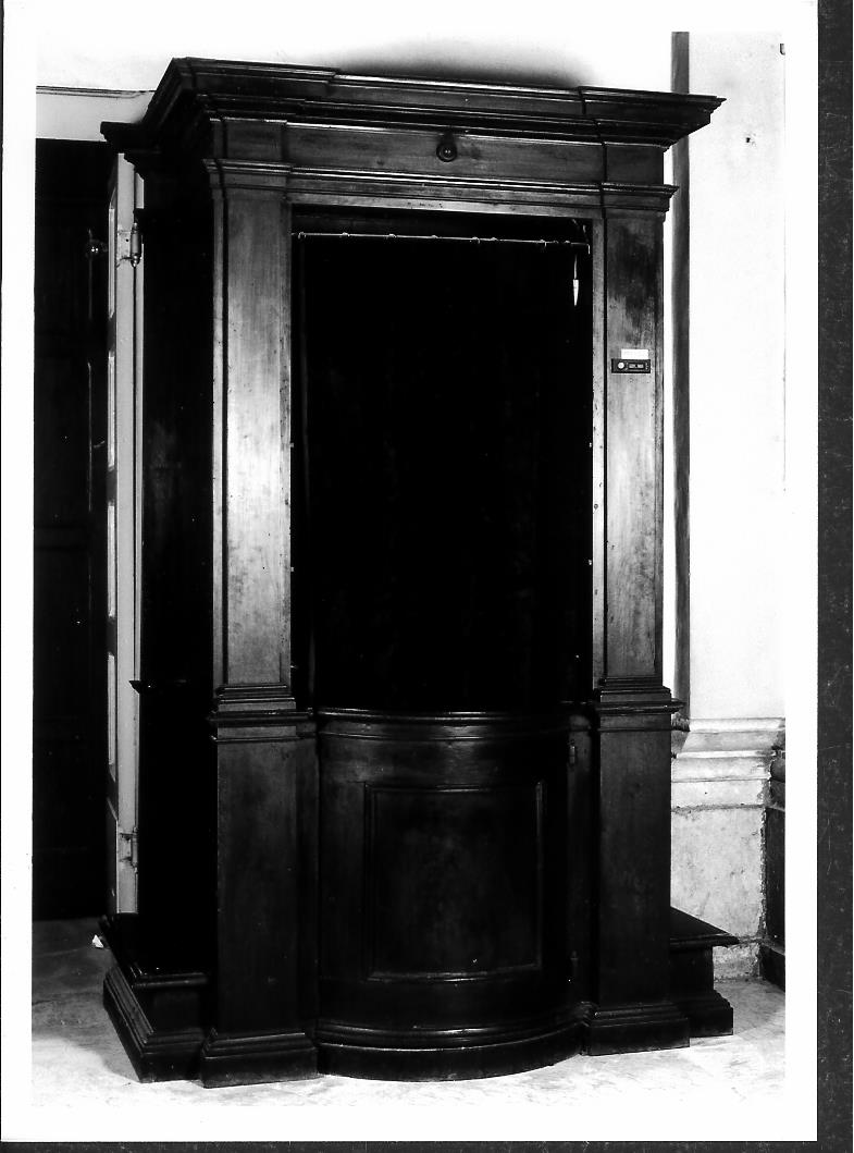 confessionale, serie - bottega marchigiana (sec. XIX)