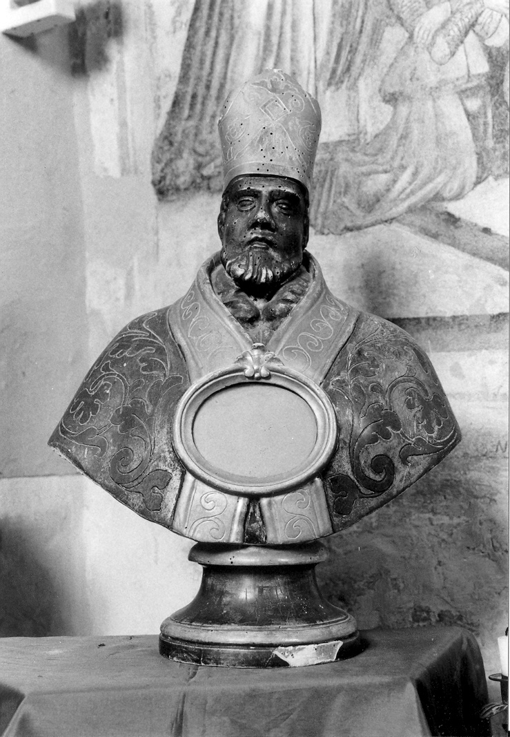 reliquiario - a busto - bottega marchigiana (fine sec. XVIII)