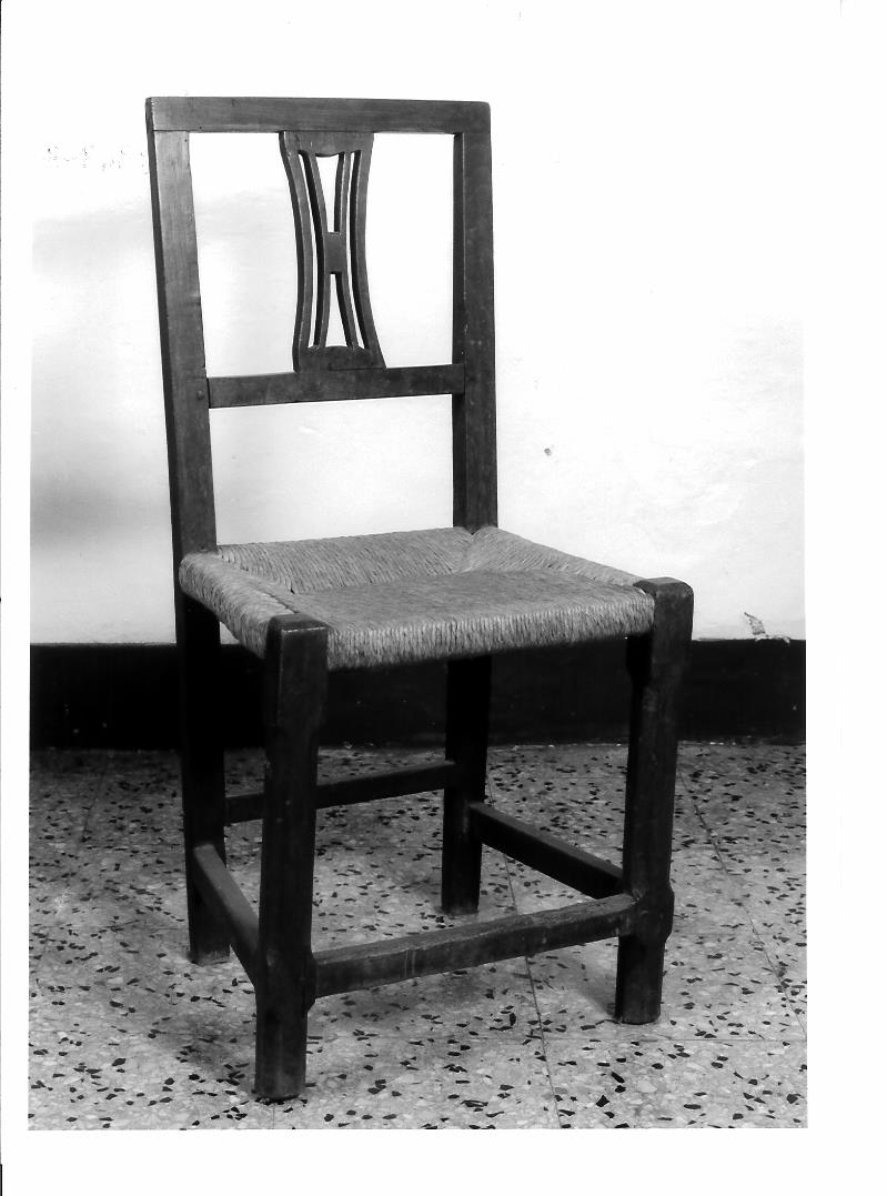 seggiola - bottega marchigiana (ultimo quarto sec. XIX)