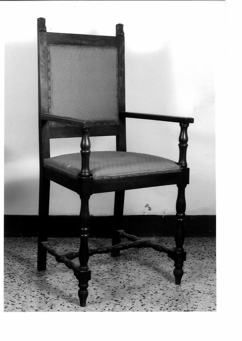 seggiola - bottega marchigiana (fine/inizio secc. XIX/ XX)