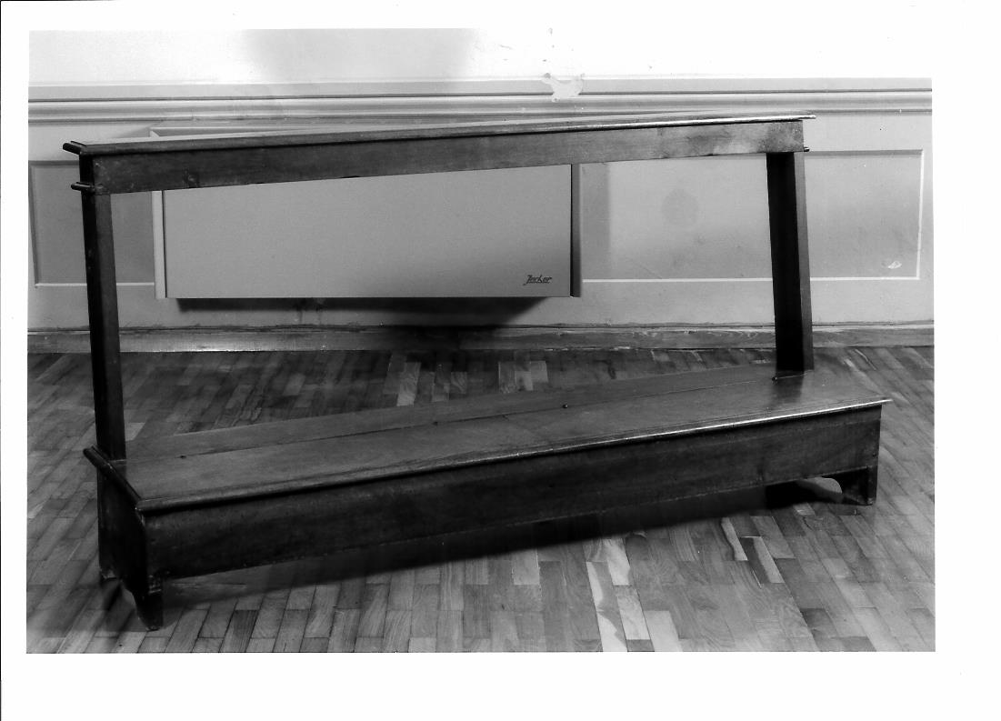 inginocchiatoio, coppia - bottega marchigiana (fine/inizio secc. XVIII/ XIX)