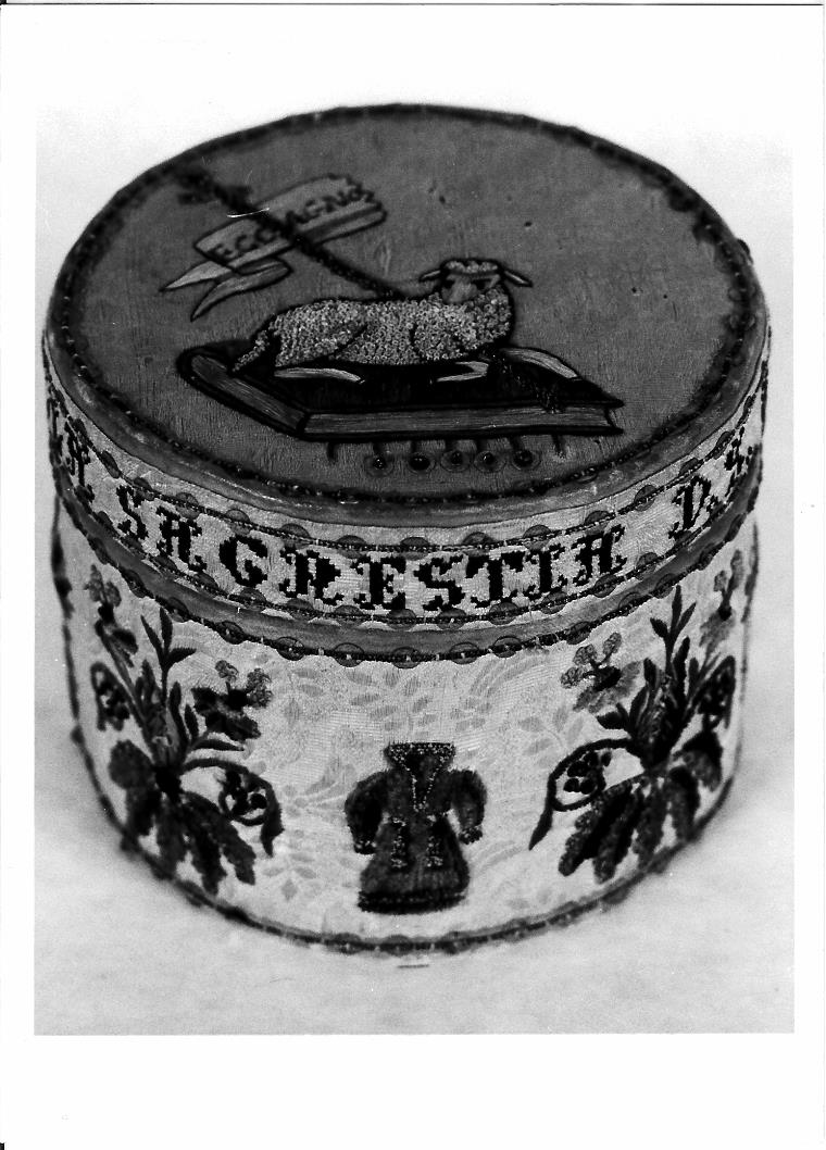 teca eucaristica - manifattura marchigiana (sec. XIX)