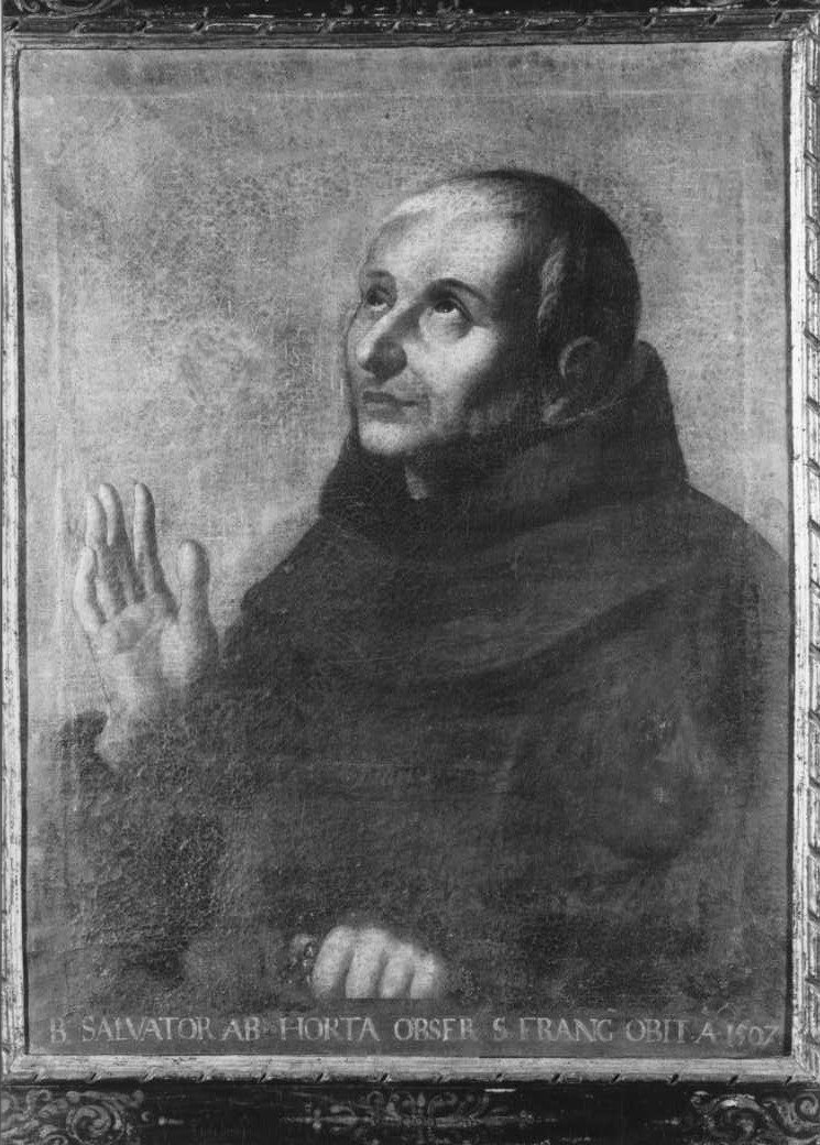ritratto di ecclesiastico (dipinto) - ambito marchigiano (seconda metà sec. XIX)
