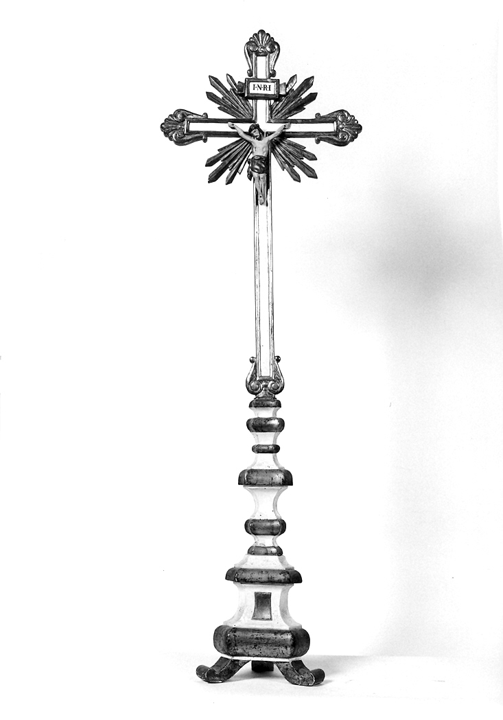 croce d'altare, elemento d'insieme - bottega marchigiana (fine sec. XVIII)