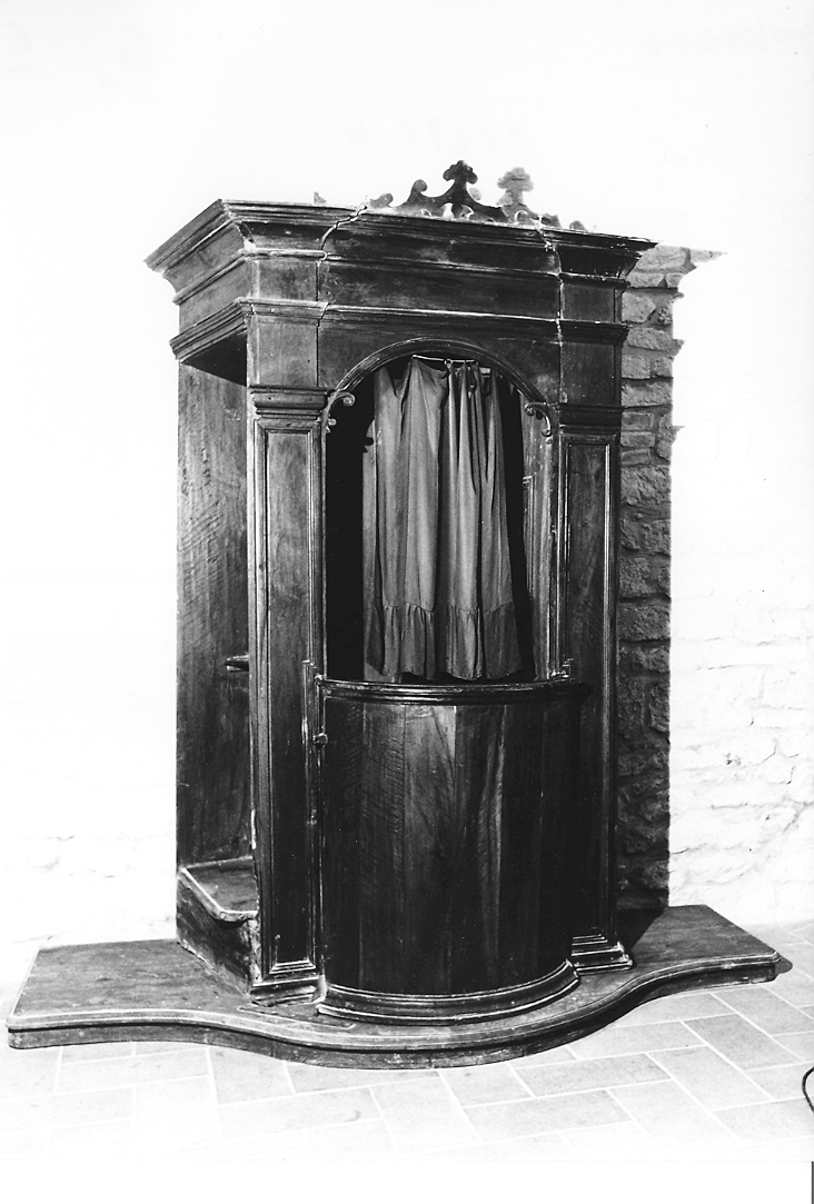 confessionale - bottega marchigiana (seconda metà sec. XVIII)