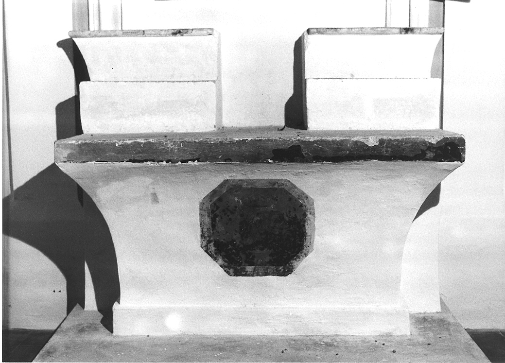 mensa d'altare - bottega marchigiana (seconda metà sec. XIX)