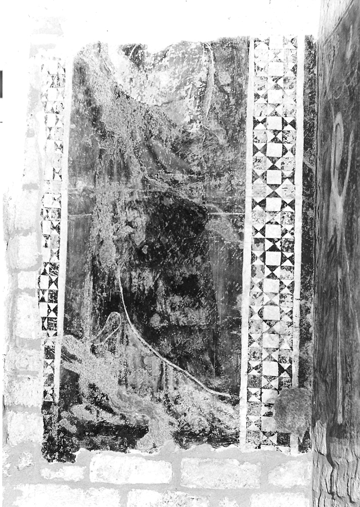 figura femminile (dipinto, frammento) - ambito marchigiano (sec. XVI)