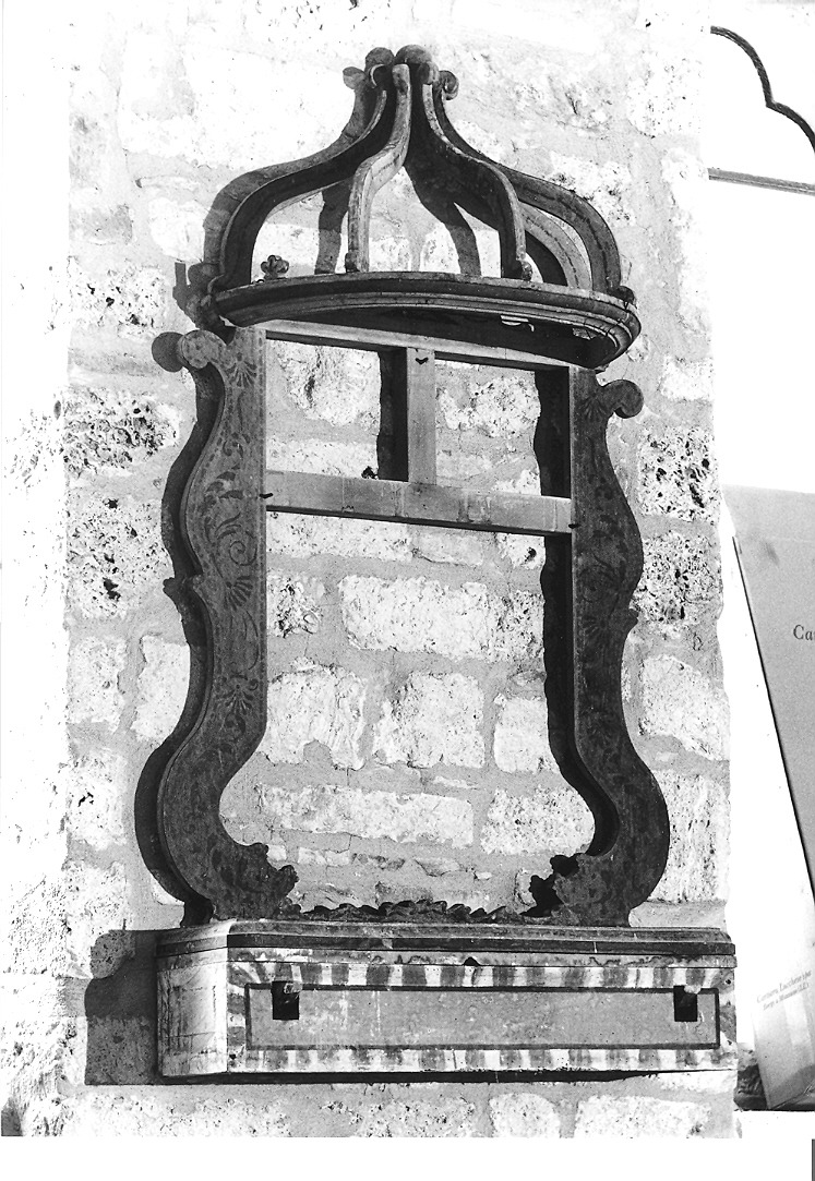 tronetto per esposizione eucaristica - bottega marchigiana (sec. XIX)