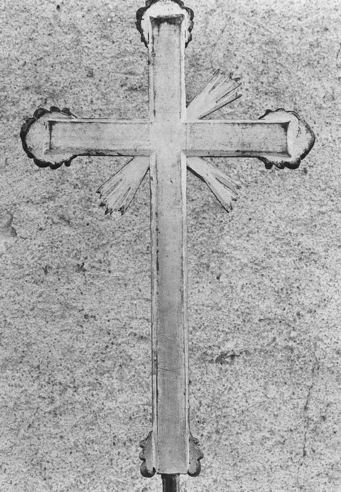 croce d'altare - ambito marchigiano (seconda metà sec. XIX)