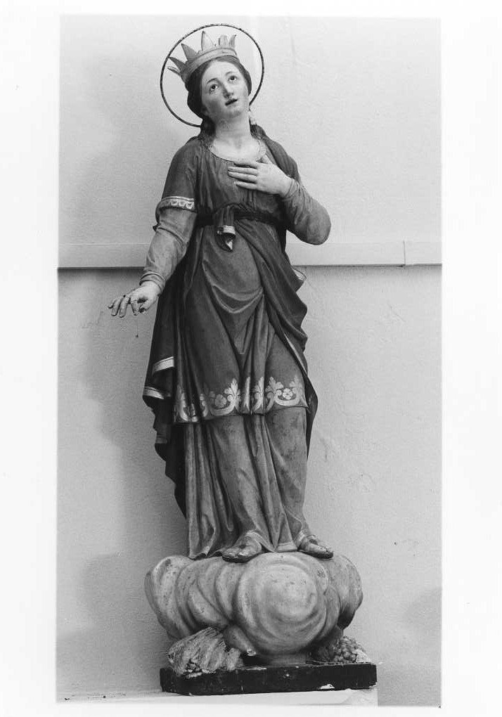 Sant'Eurosia (statua) - ambito Italia centro-settentrionale (fine/inizio secc. XIX/ XX)
