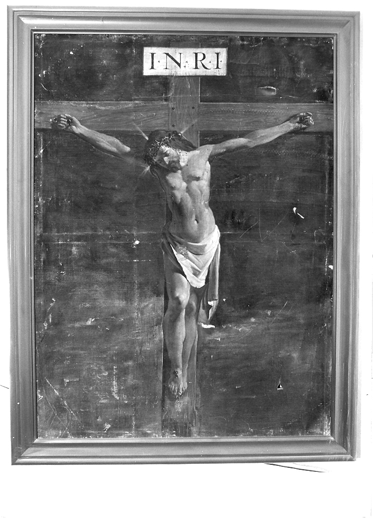 Cristo crocifisso (dipinto) - ambito marchigiano (seconda metà sec. XIX)