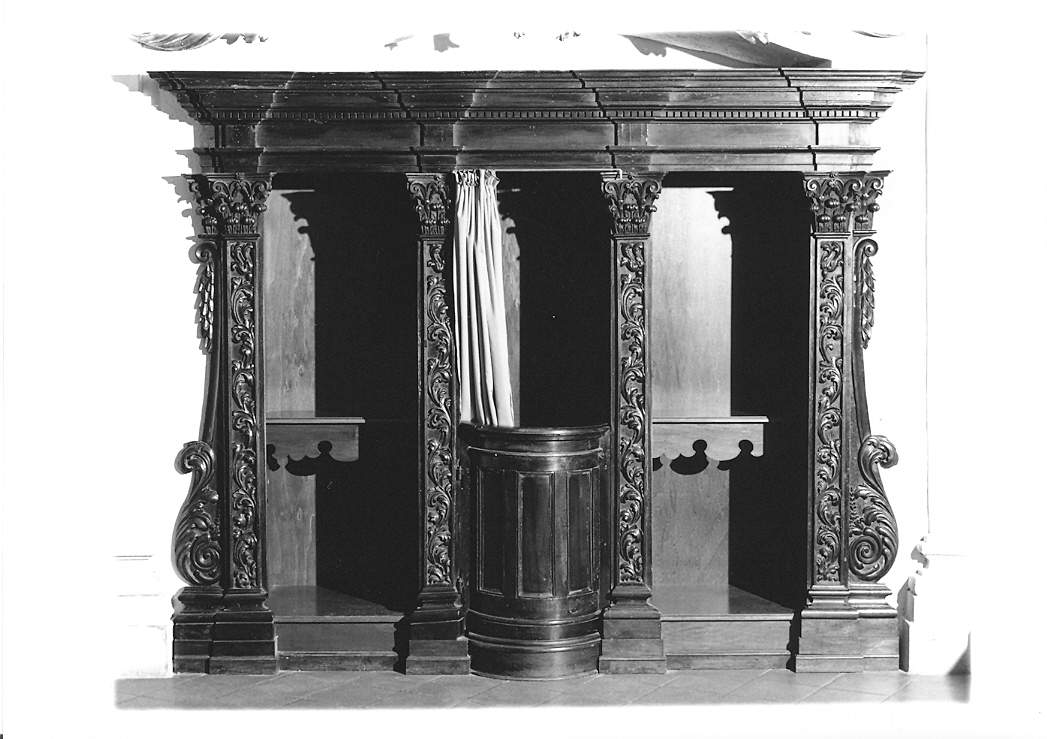 confessionale, serie - ambito marchigiano (fine sec. XVIII)