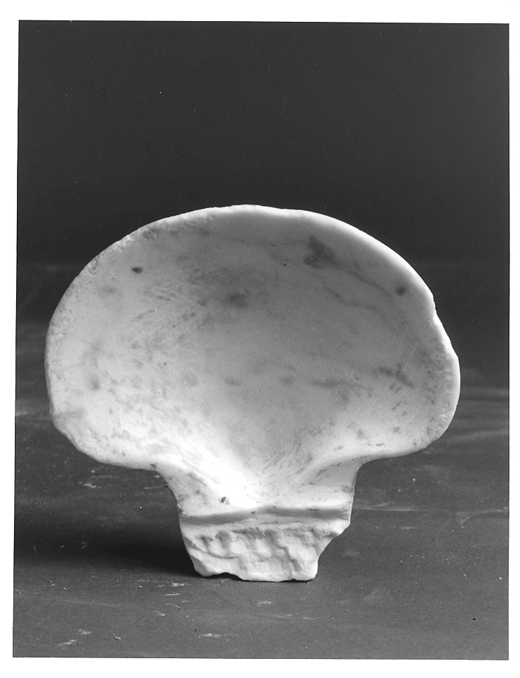 acquasantiera - ambito marchigiano (sec. XVIII)