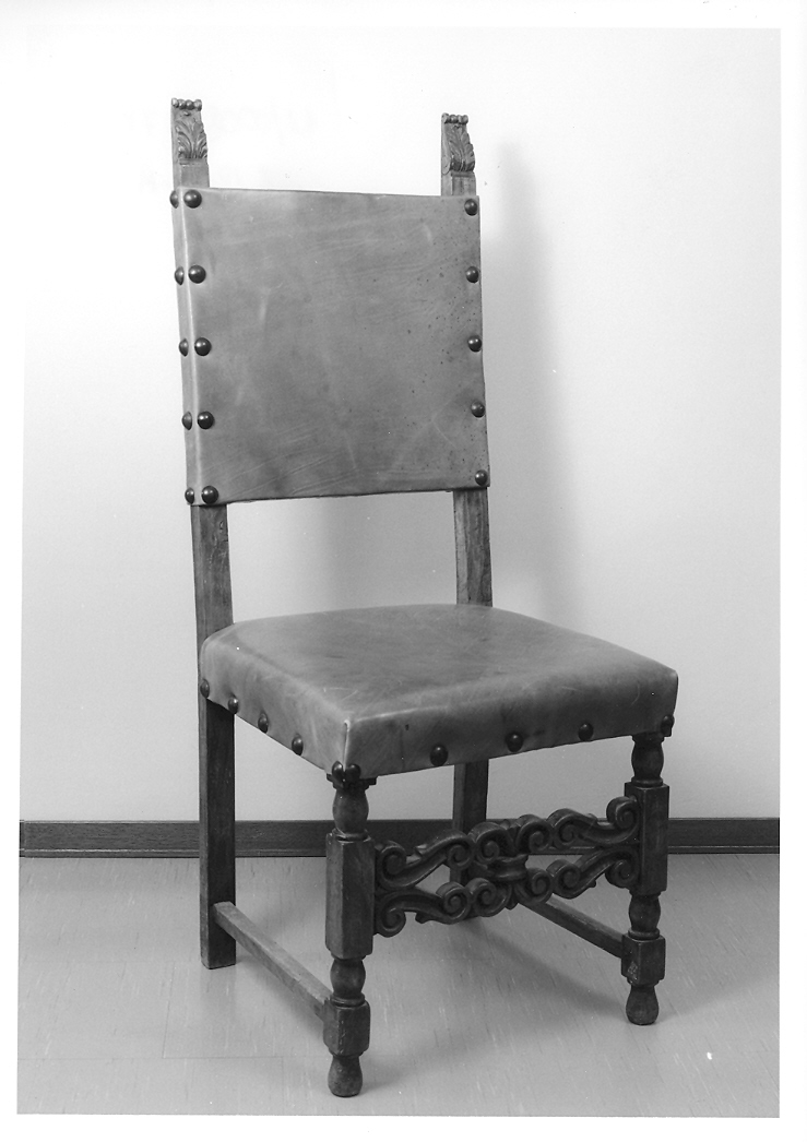 seggiola - manifattura marchigiana (seconda metà sec. XIX)