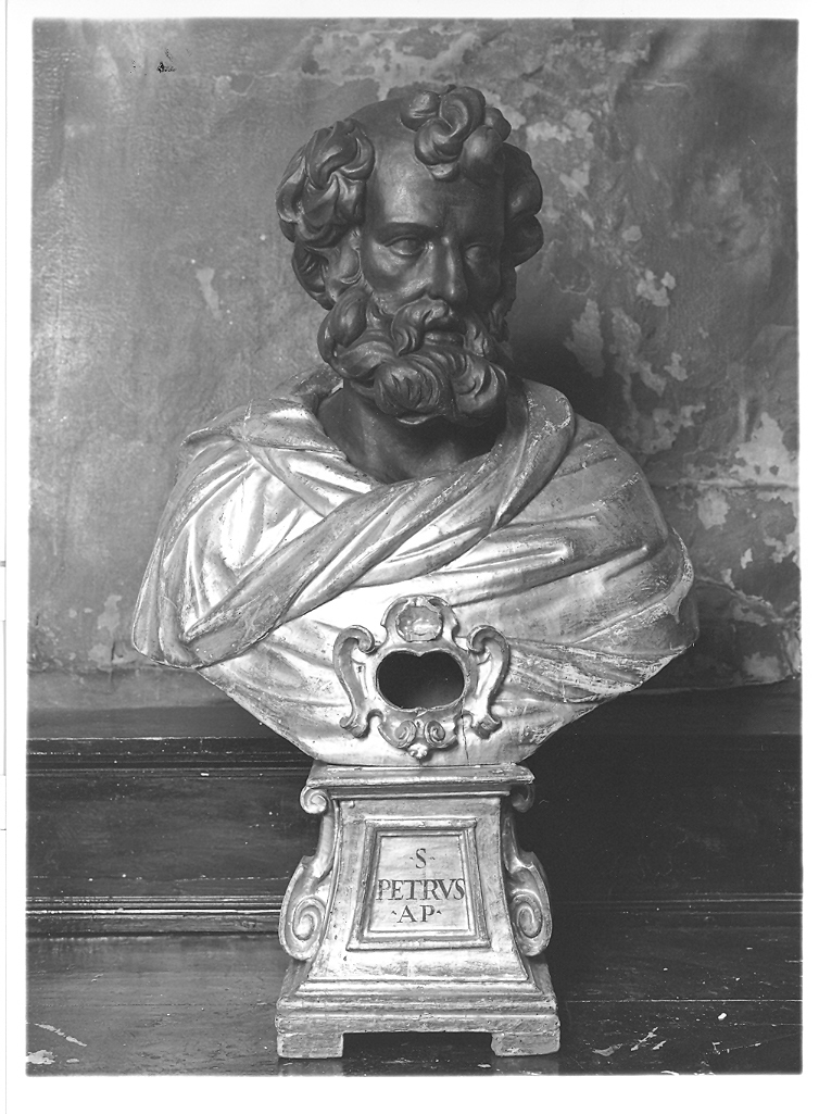 San Pietro Apostolo (reliquiario - a busto) - ambito marchigiano (sec. XVII)