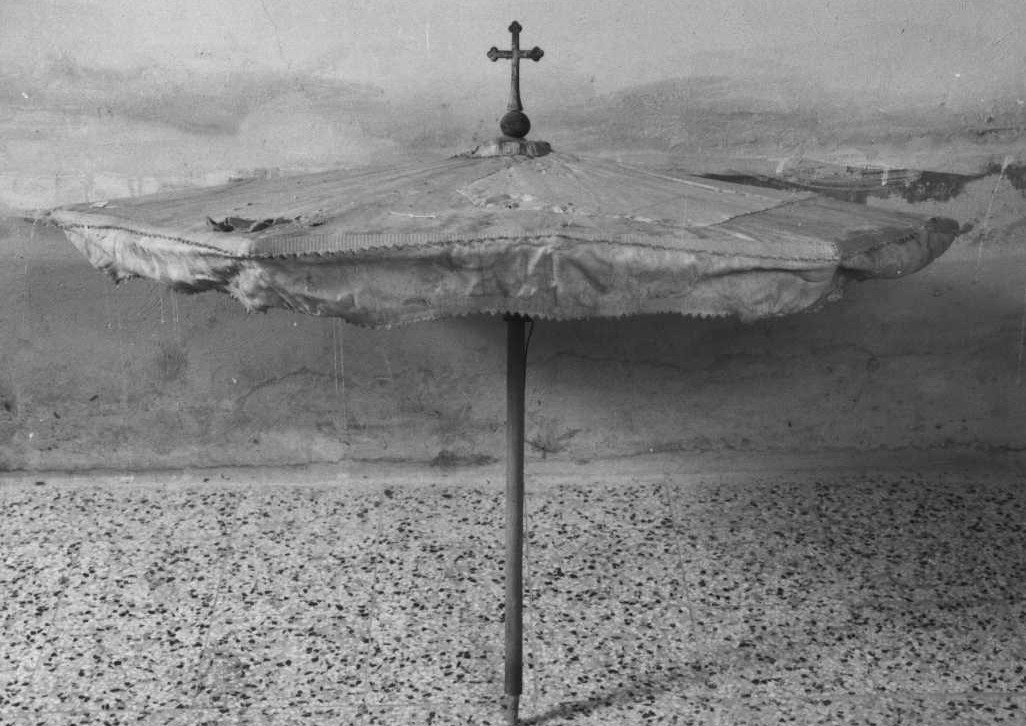 ombrellino processionale - ambito marchigiano (seconda metà sec. XVIII)