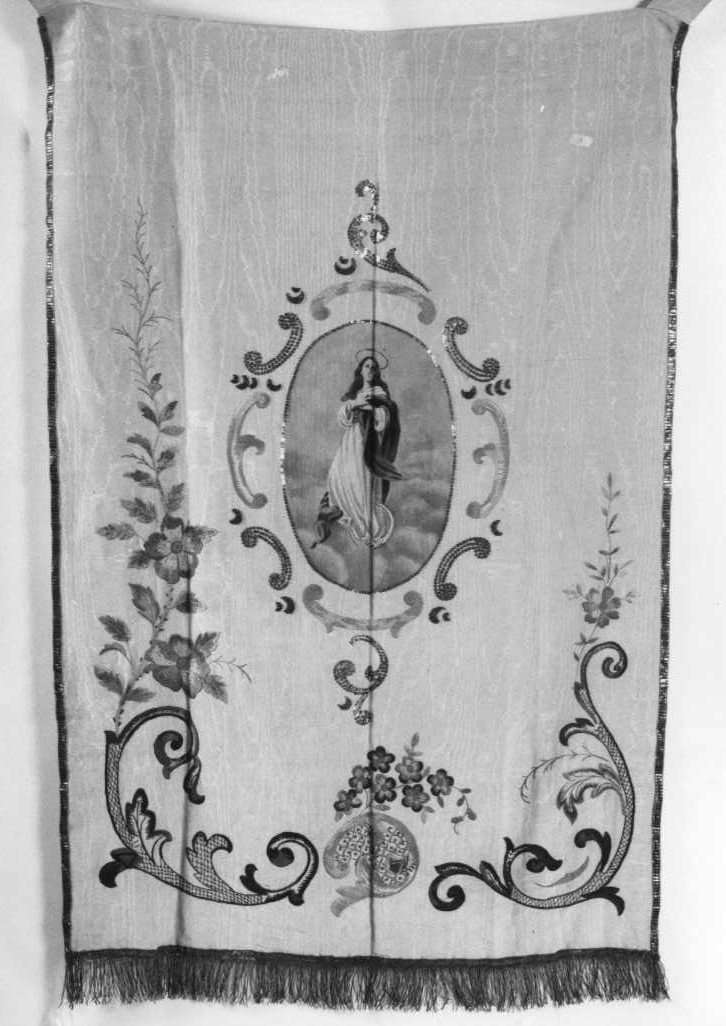 stendardo processionale - ambito marchigiano (prima metà sec. XVIII)