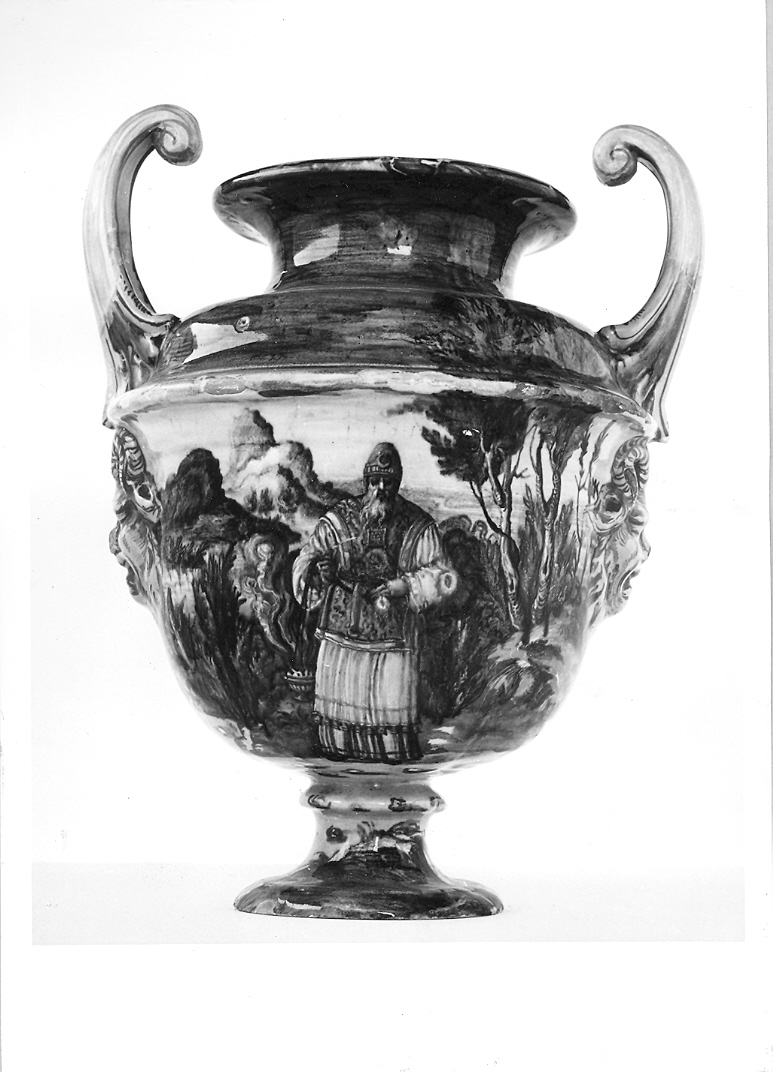 Aronne (vaso da farmacia) di Fontana Orazio (bottega) (seconda metà sec. XVI)