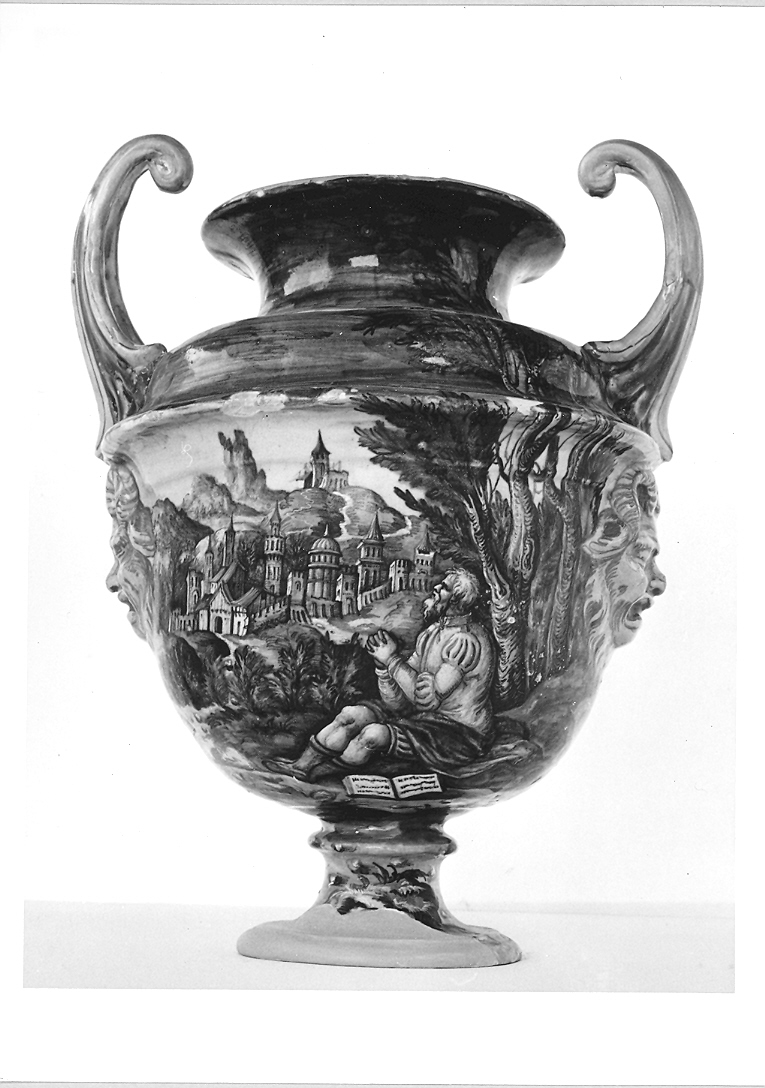 Geremia (vaso da farmacia) di Fontana Orazio (bottega) (seconda metà sec. XVI)