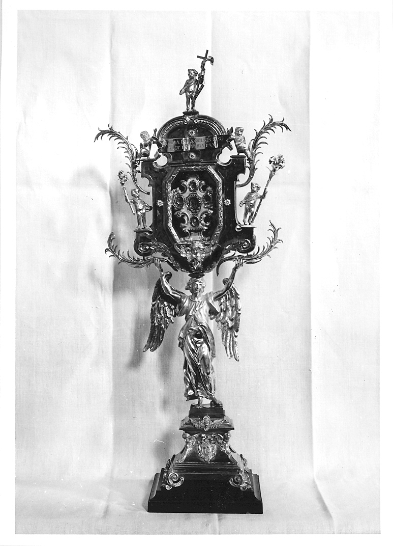 reliquiario - a ostensorio - bottega marchigiana (inizio sec. XIX)