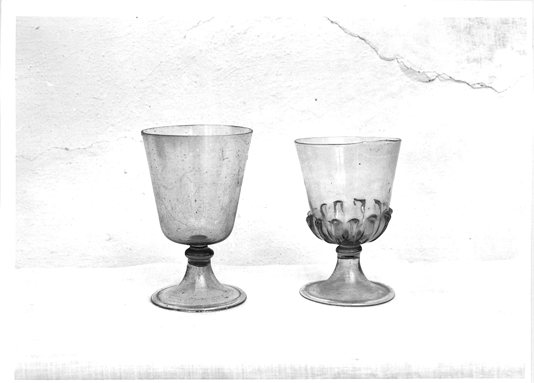 bicchiere - bottega marchigiana (fine/inizio secc. XVI/ XVII)