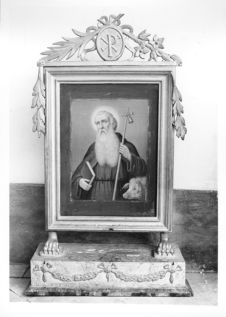 Sant'Antonio Abate (dipinto) - produzione marchigiana (fine/inizio secc. XIX/ XX)