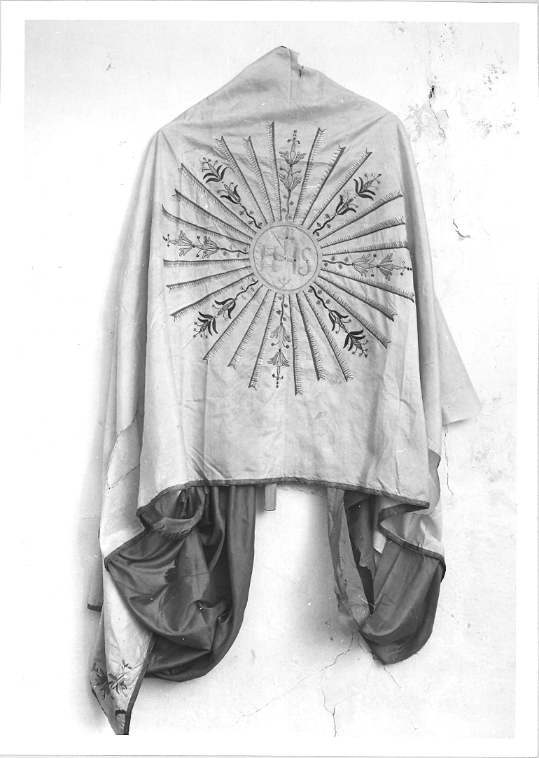 velo omerale - manifattura italiana (fine/inizio secc. XVIII/ XIX)