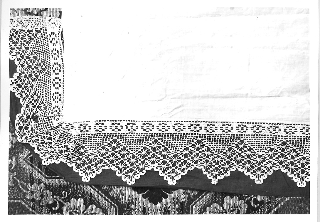tovaglia d'altare - manifattura italiana (metà sec. XX)