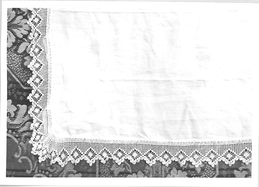 tovaglia d'altare - manifattura italiana (metà sec. XX)