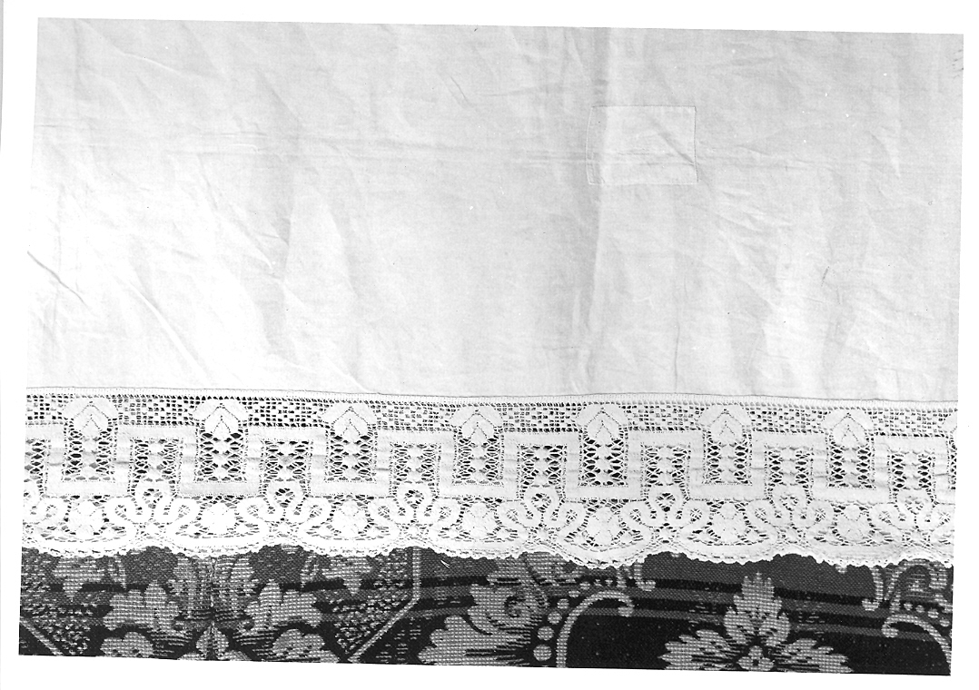 tovaglia d'altare - manifattura italiana (metà sec. XX)