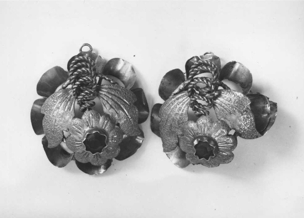 orecchino - a pendente, coppia - bottega marchigiana (sec. XIX)