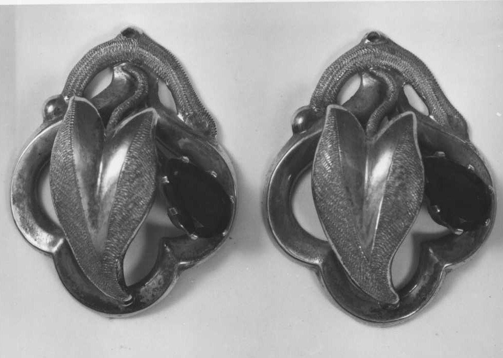 orecchino - a pendente, coppia - bottega romana (sec. XIX)