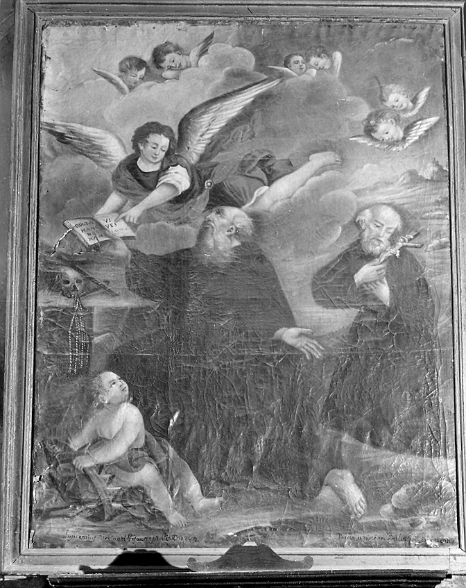 Santo monaco (dipinto) di Urbinati Lorenzo (sec. XVIII)