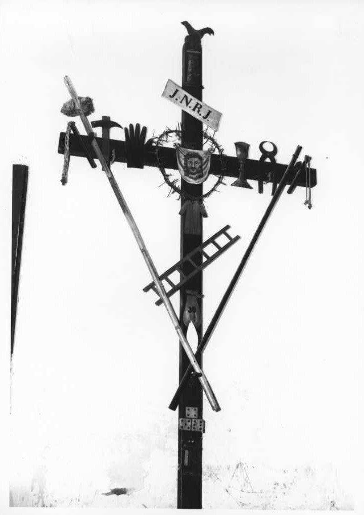 croce processionale - bottega marchigiana (fine/inizio secc. XIX/ XX)