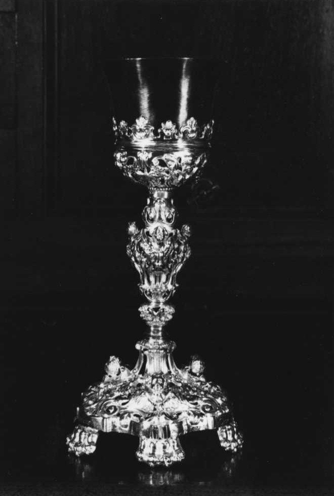 calice - bottega marchigiana (fine sec. XIX)