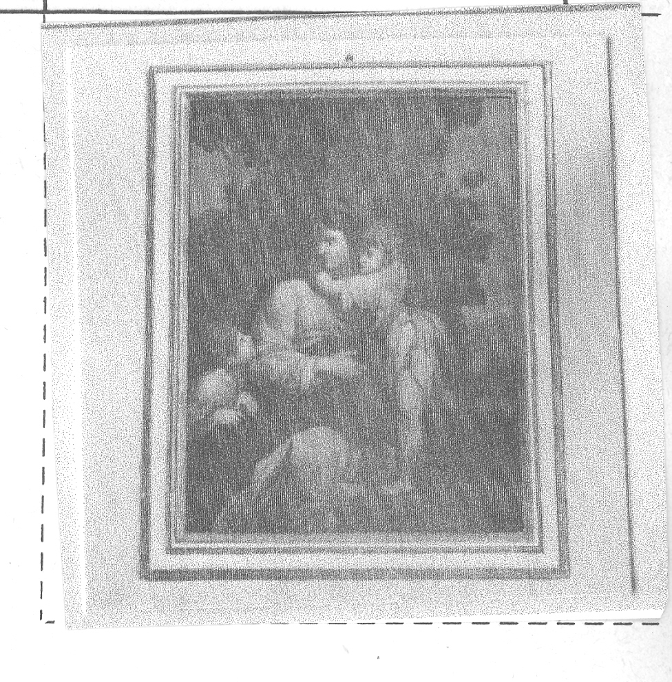 Madonna con Bambino e San Giovannino (dipinto) - ambito marchigiano (sec. XIX)
