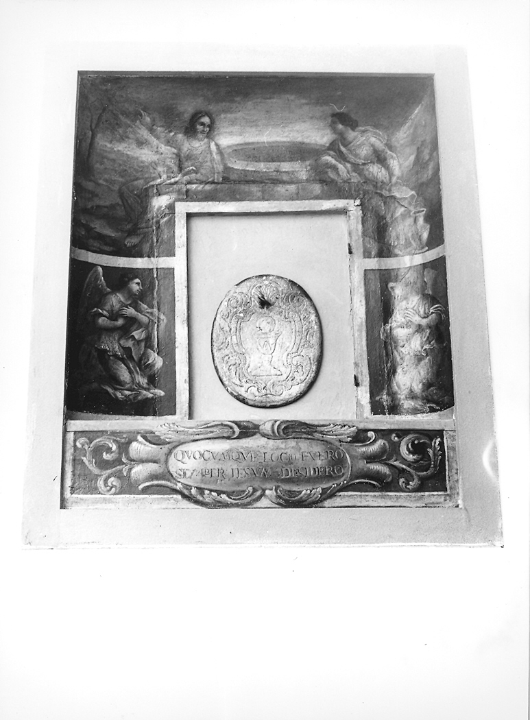 Cristo e la samaritana al pozzo (dipinto) - ambito marchigiano (sec. XVII)